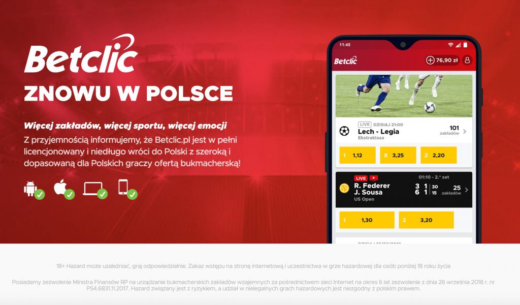 Bonus bez depozytu BetClic Polska. Co wiemy na ten temat?