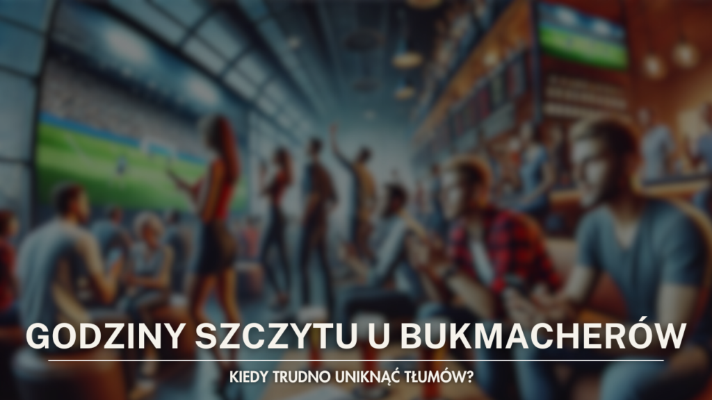 Godziny szczytu w punktach bukmacherskich: kiedy trudno o wolne miejsce?